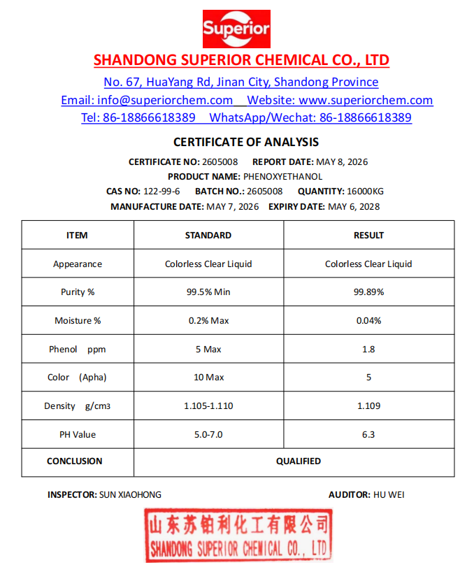 Phenoxyethanol CAS No: 122-99-6 4 Phenoxyethanol